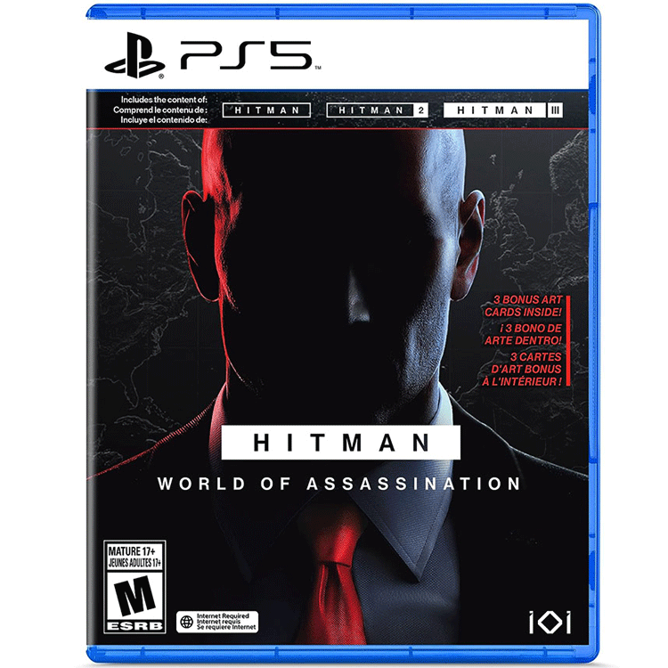 hitman world of asassination ps5 game cover